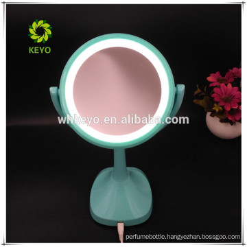 2018 hot new design LED light 5X magnification cosmetic mirror